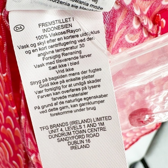 Hobbs London  Marciella Tunic Dress Size 14 Pink Orange - Picture 5 of 7